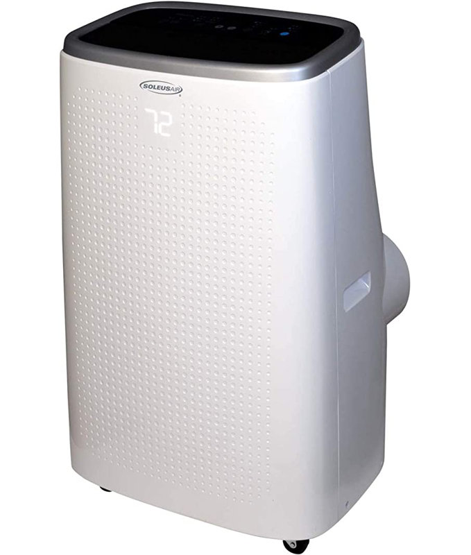 SoleUSAir 12000 BTU Portable Air Conditioner with Heater and Remote